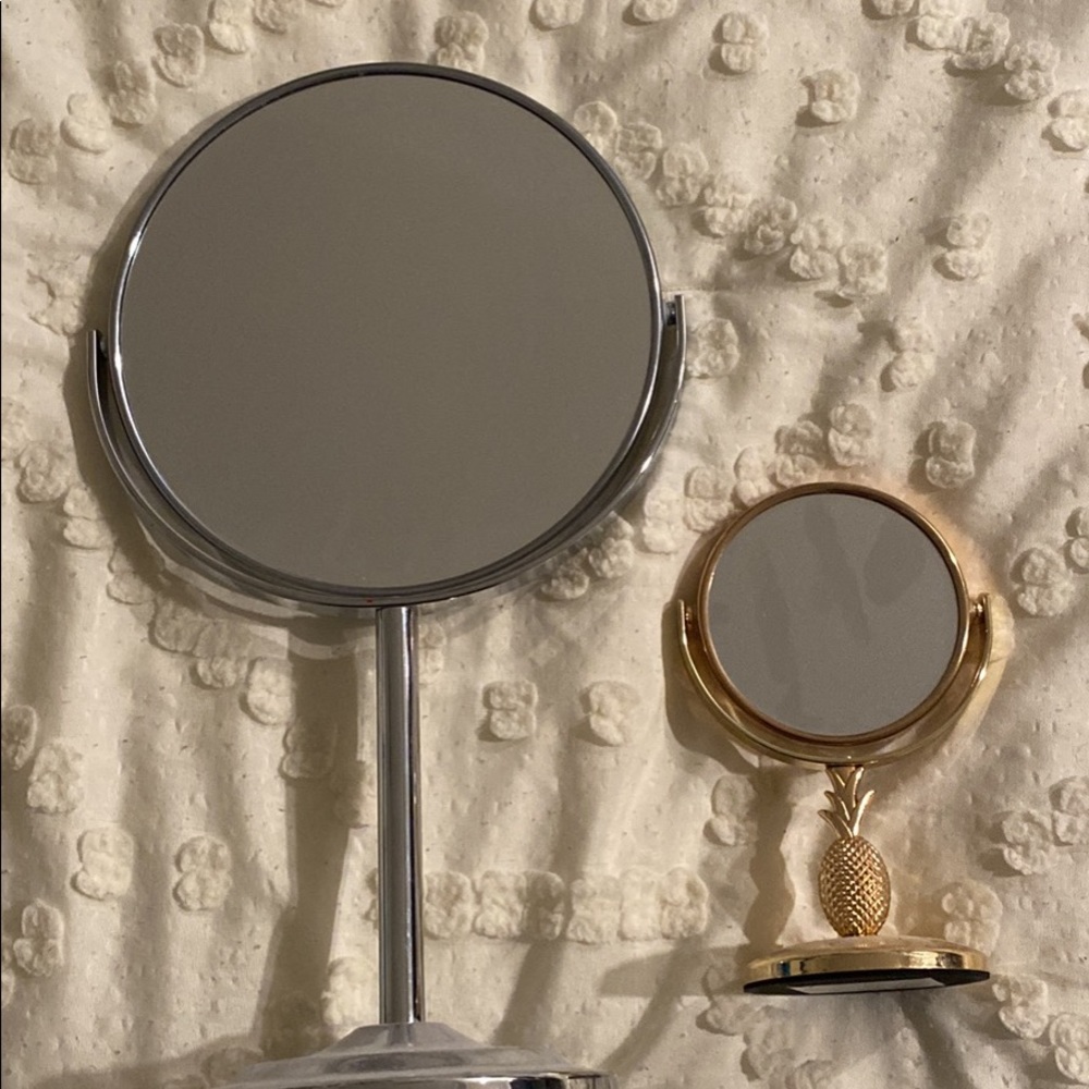 2 vanity mirrors